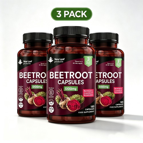 3pack beetroot capsules potent - 3pack,