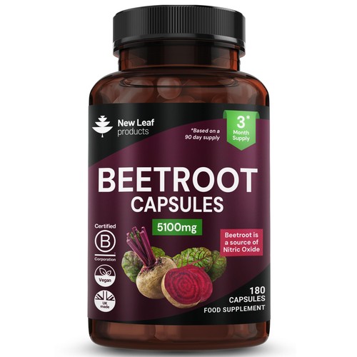 Beetroot capsules 5100mg - beetroot,