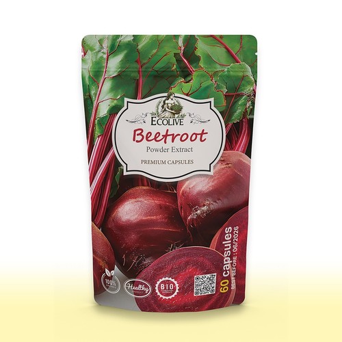 60x beetroot powder capsules - 60x,